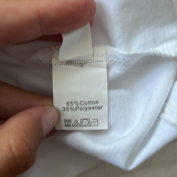 Shein White Crop Top M - Picture 4 of 4